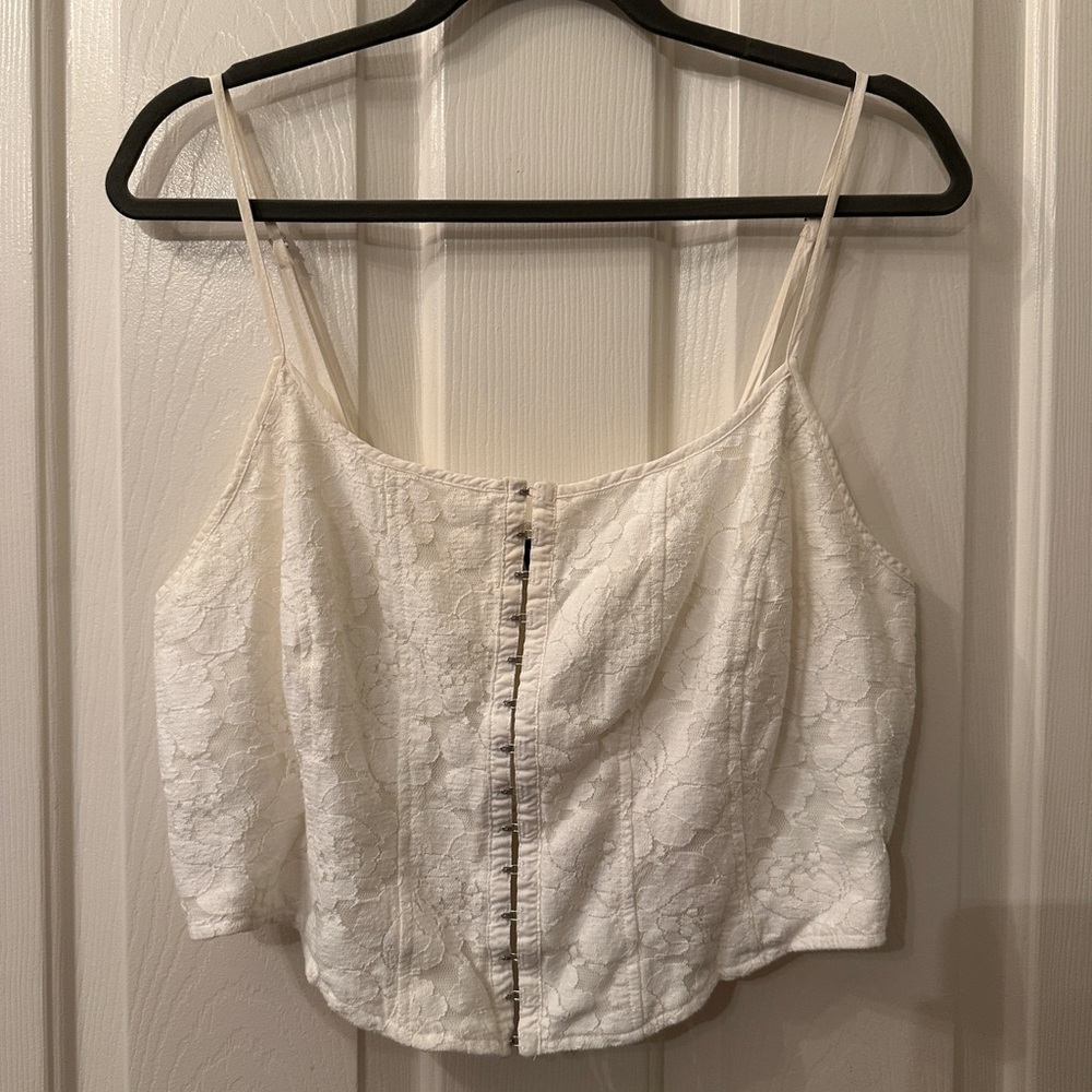 Crop Lace Camisole Top